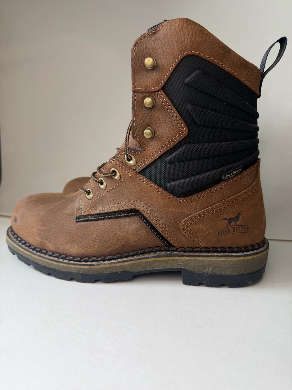 Irish Setter Ramsey 2.0 Waterproof Work Boots — Barely Worn, Size 9 D